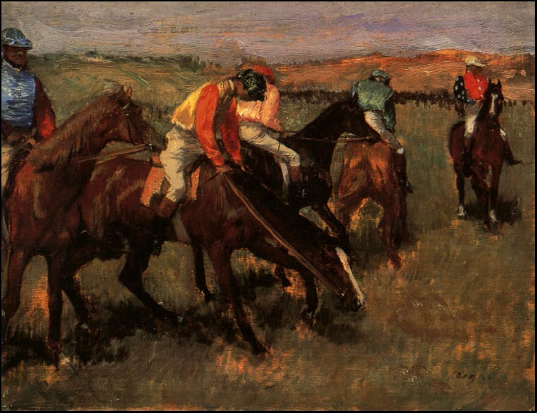 Edgar Degas Before the Race